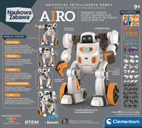 CLEMENTONI NAUKOWA ZABAWA INTERAKTYWNY ROBOT AL AIRO SZTUCZNA INTELIGENCJA