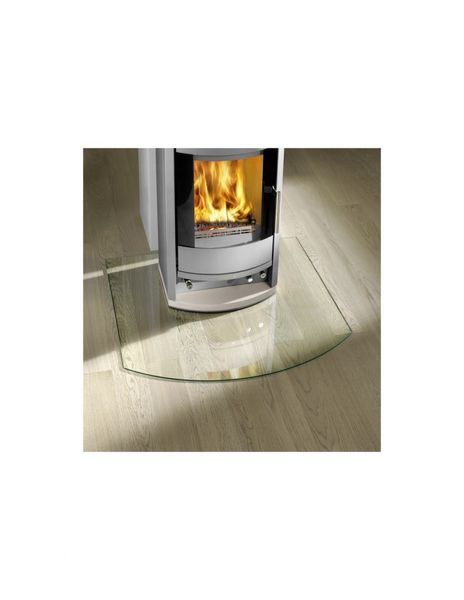 Podstawa szklana hartowana - szyba pod Piec lub Kominek 80x70 cm zdjęcie 3