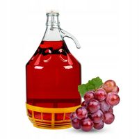 GĄSIOR 5l BALON DAMA BUTELKA NA WINO + ZAMKNIĘCIE