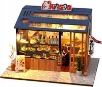 3D PUZZLE DREWNIANY MODEL DO SKŁADANIA Z LED - SKLEP SUSHI