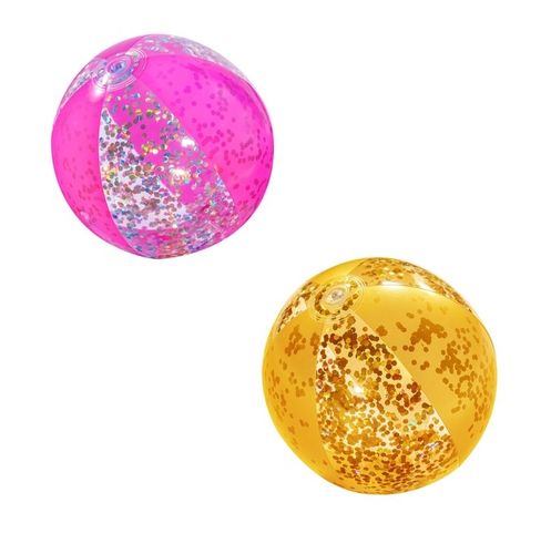 ND01_248320 Pilka dmuchana z brokatem 41cm B31050 na Arena.pl