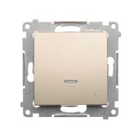 Simon54 Łącznik schodowy z podświetleniem LED DW6L.01/44 złoty