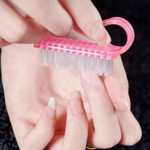 100x SZCZOTECZKA RÓŻOWA DO MANICURE DO USUWANIA PYŁU DO PAZNOKCI na Arena.pl