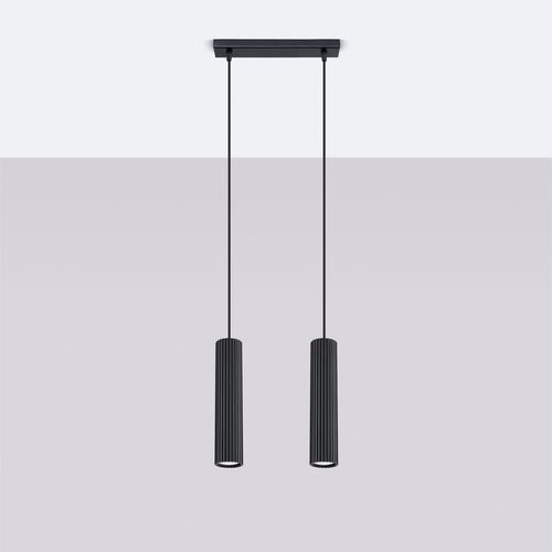 Lampa wisząca KARBON 2 czarny na Arena.pl