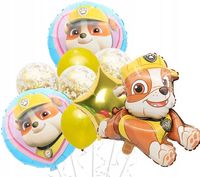 ZESTAW FOLIOWYCH BALONÓW PSI PATROL RUBBLE MARSHALL DEKORACJA URODZINOWA