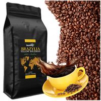 Kawa ziarnista 1kg BRAZYLIA YELLOW BOURBON 100% Arabica Świeżo palona Tommy