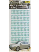 cyrkonie na blistrze 352szt. niebieskie | DC-2005