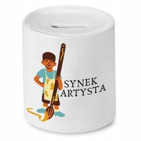 Skarbonka Dla Syna Synek Artysta Prezent Z Nadrukiem Ze Zdjęciem