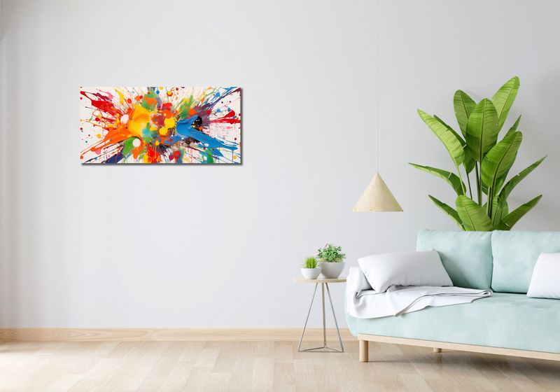 Obraz 90x40cm Eksplozja Kreatywności zdjęcie 2