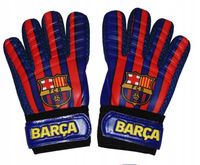RĘKAWICE BRAMKARSKIE DLA DZIECI JUNIOR DZIECIĘCE ROZMIAR 4 BARCELONA 19 cm