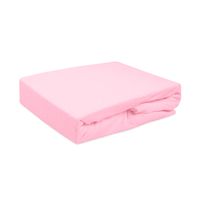 Prześcieradło frotte z gumką 90x200 jasny róż