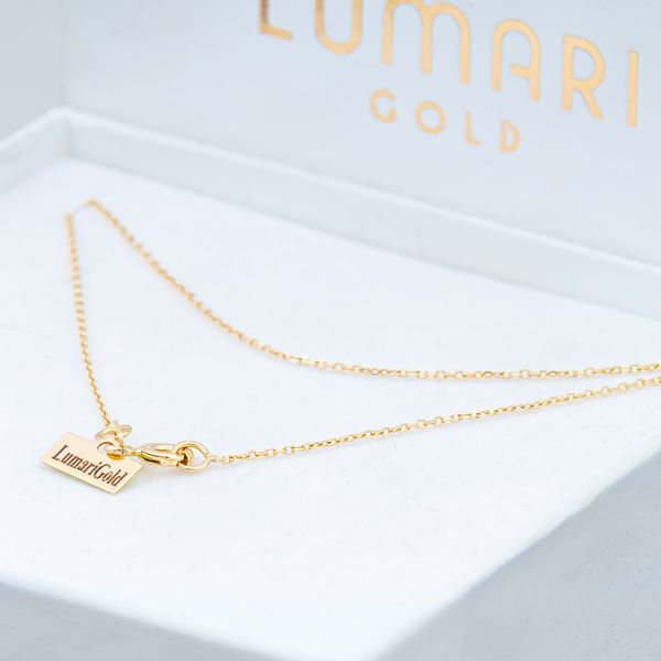 Złoty Naszyjnik Celebrytka Litera "N" Brylant Grawer zdjęcie 3