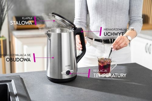 Czajnik elektryczny REGULACJA TEMPERATURY IZOLACJA First Austria na Arena.pl