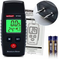 MIERNIK WILGOTNOŚCI DREWNA BETONU CEGŁY GIPSU TYNKU MATERIAŁÓW BUDOWLANYCH