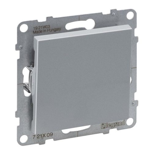 SUNO - Przycisk pojedynczy - 6 A - 250 V~ - zaciski automatyczne, Aluminium - Legrand 721309 na Arena.pl