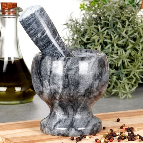 Moździerz KAMIENNY GRANITOWY kuchenny do ucierania przypraw z na Arena.pl