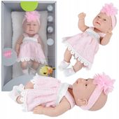 LALKA BOBAS LALECZKA GUMOWA BABY KOCYK PREZENT