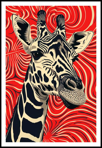 Plakat 61x91,5cm Wzrok Żyrafy zdjęcie 3
