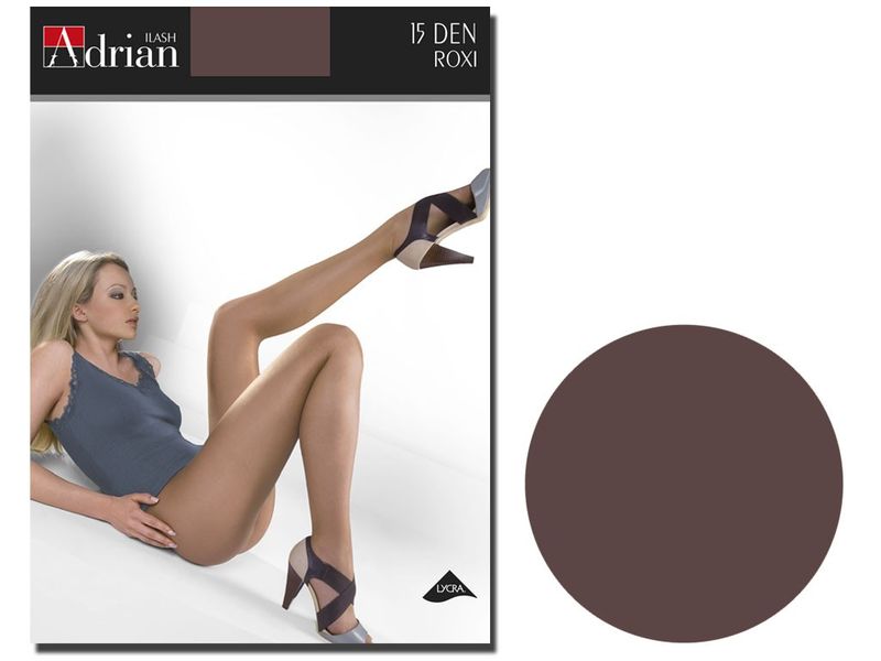 Rajstopy Roxi Adrian 15 den gładkie string Antracite 3 zdjęcie 1