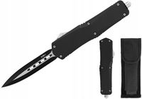 Nóż sprężynowy BSH ADVENTURE OTF15 gładkie ostrze aluminium 9 cm