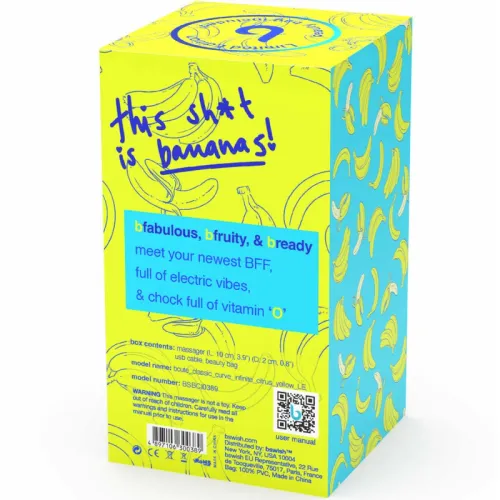 b swish bcute curve infinite classic żołty, silikonowy, ładowalny na Arena.pl