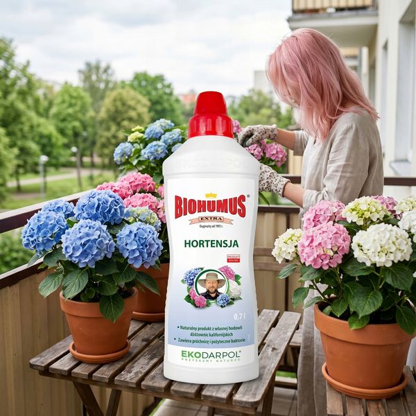 EKODARPOL BIOHUMUS EXTRA Hortensja 0,7L zdjęcie 8