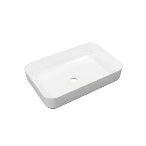 Cori 2.0 umywalka nablatowa 58x38 cm prostokątna, biały połysk na Arena.pl