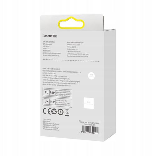 BASEUS ADAPTER USB ODBIORNIK | NADAJNIK Bluetooth 5.3 UNIWERSALNY Plug&Play na Arena.pl