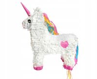 Piniata Jednorożec 39x13x55 cm Urodziny Zabawa