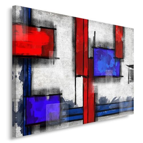 Obraz na płótnie - Canvas, Abstrakcja geometryczna 6 80x60 na Arena.pl