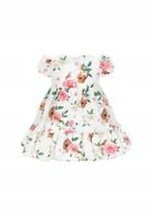 Monnalisa ROMANTIC GARDEN POP BIRD HOUSES Sukienka koktajlowa 3M