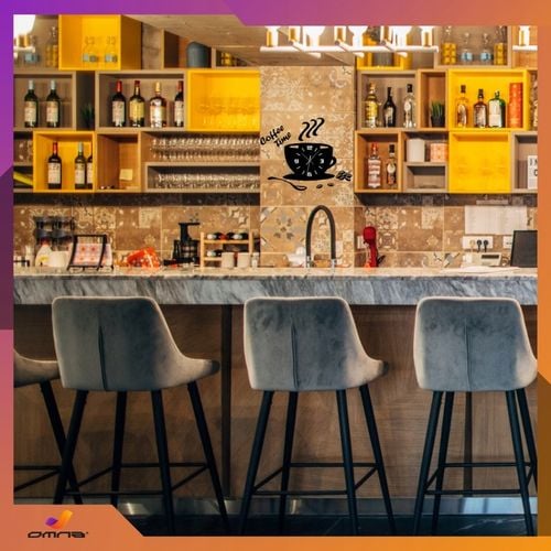 Zegar ścienny kuchenny filiżanka kawy do kuchni kawiarni czarny efekt 3D na Arena.pl