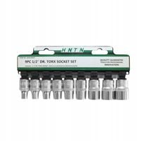 Zestaw nasadek TORX 1/2 9szt. HONITON nasadki klucze nasadowe E10 - E24