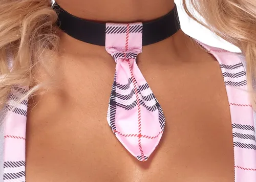 cottelli costumes stroj uczennicy s kratka body długi rękaw na Arena.pl