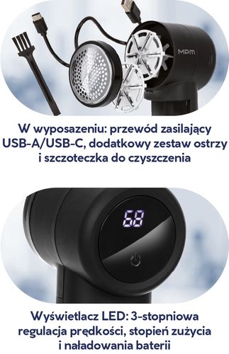 Golarka do ubrań MPM MMU-05 na Arena.pl