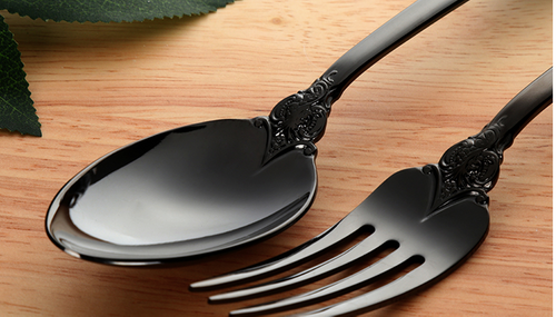 Sztućce - NEW DESIGN -4 Szt - Czarne - HIT na Arena.pl