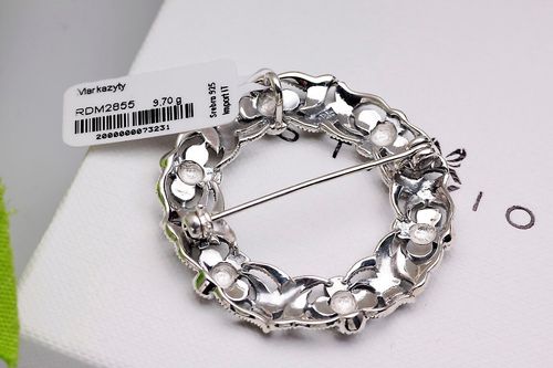 Srebrna broszka RDM2855 - Markazyty na Arena.pl