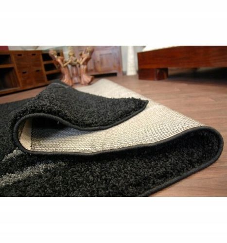 Dywan STRUCTURAL TEDDY czarny 60x120 cm na Arena.pl