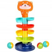 WIEŻA KULECZKOWA PIRAMIDKA UKŁADANKA EDUKACYJNA