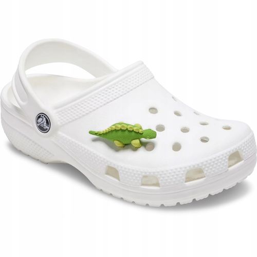 Crocs Przypinka Ozdoba Charms Jibbitz Do Butów 3D Green Dino with Scales na Arena.pl