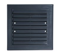 kratka skośna plastikowa 14*14cm czarna - kra 14*14 sc