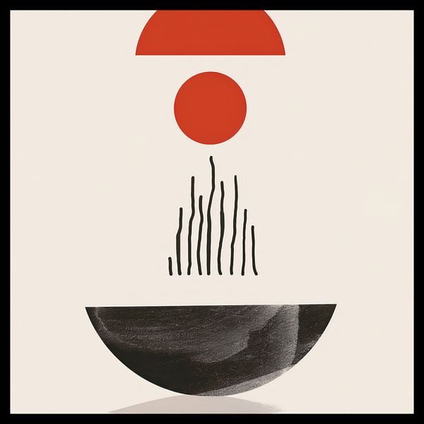 Plakat 40x40cm Półokrągła Forma zdjęcie 2