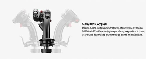 Joystick Moza Drążek sterowy samolotu Flightstick MOZA MH16 na Arena.pl