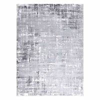 RUG/LU/TREX/LINES/GREY+WHITE/80x150