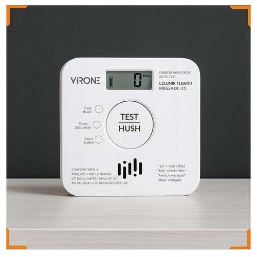 Czujnik Czadu Tlenku Węgla na Baterie Bezprzewodowy Uniwersalny Detektor na Arena.pl