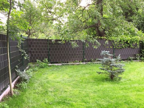 Taśma ogrodzeniowa do paneli 19X255 ciemny brąz na Arena.pl