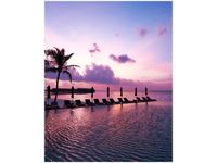OBRAZ MAGICZNY ZACHÓD SŁOŃCA MALEDIWACH