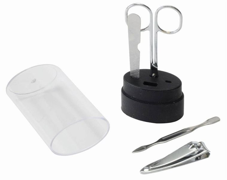 Zestaw do manicure LYON., czarny, transparentny zdjęcie 2