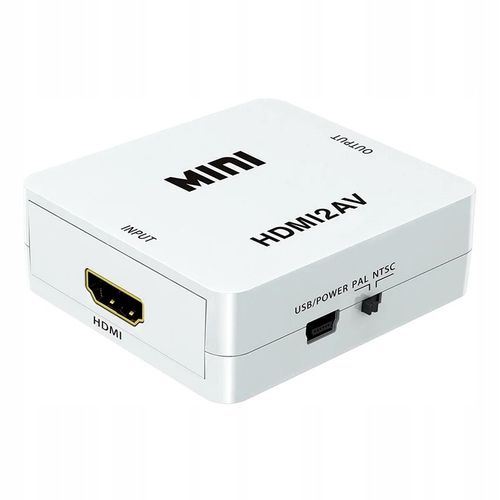 Adapter konwerter sygnału HDMI do AV Audio RCA na Arena.pl