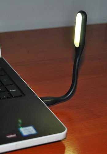 Lampka silikonowa USB - czarna na Arena.pl